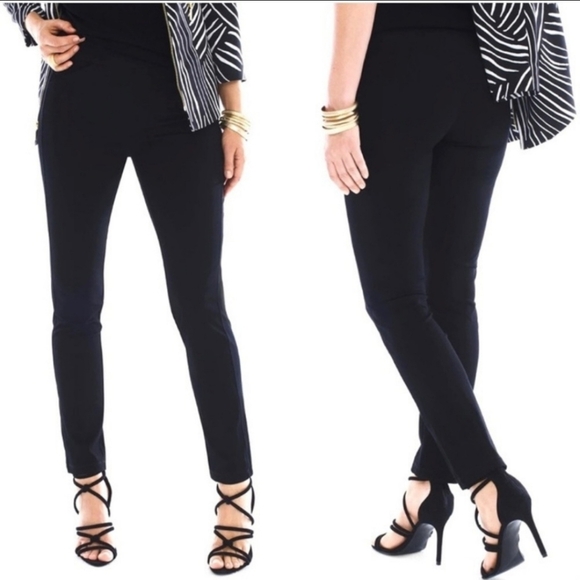 Chico's Pants - Chico's Black Ankle Slim Pull on Pants XL